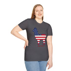 Alpaca American Flag Silhouette T-Shirt