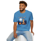 Level Up Alpaca Campfire T-Shirt