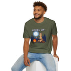 Level Up Alpaca Campfire T-Shirt