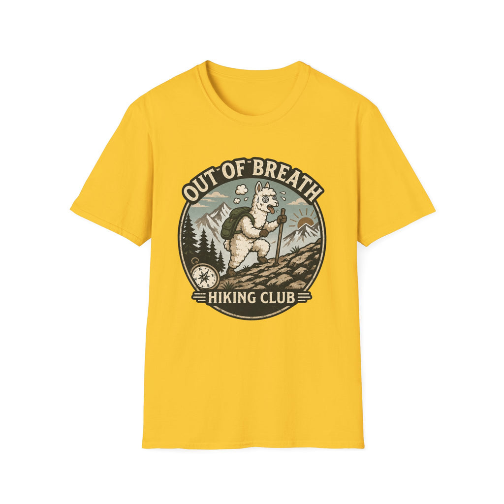Out of Breath Hiking Club Alpaca T-Shirt