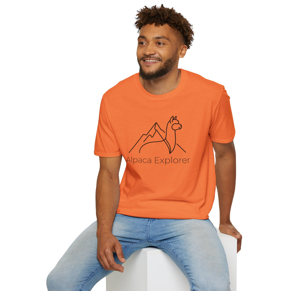 Alpaca Explorer Outline T-Shirt