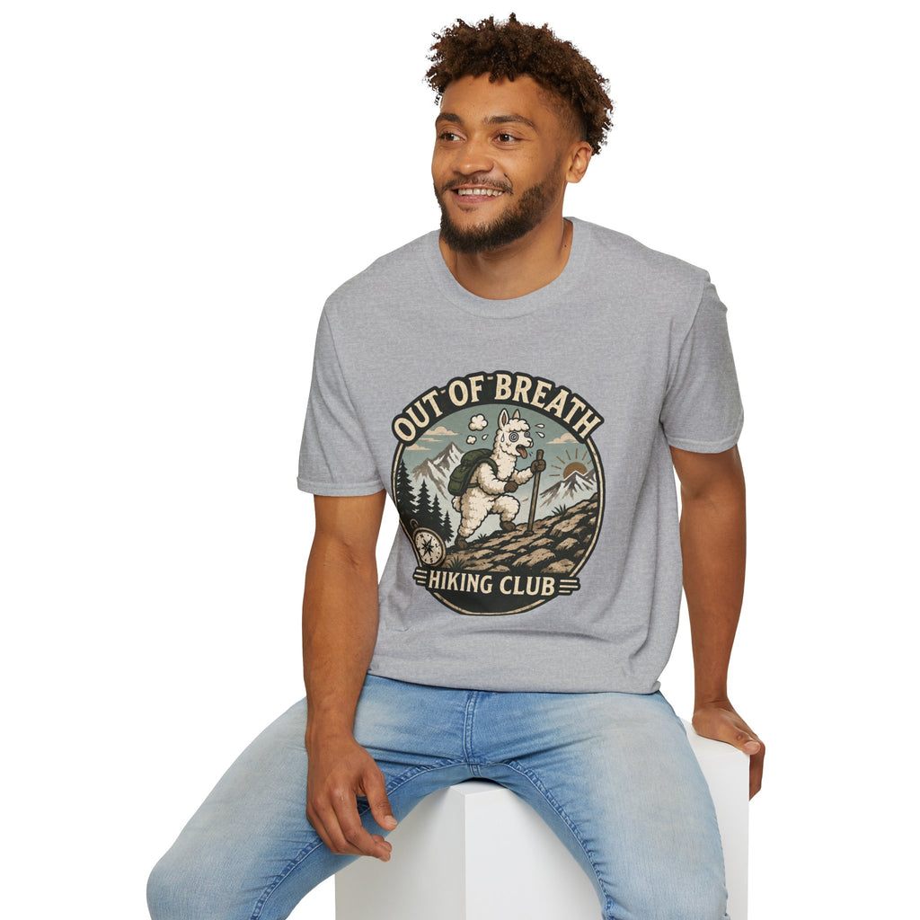 Out of Breath Hiking Club Alpaca T-Shirt
