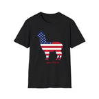Alpaca American Flag Silhouette T-Shirt