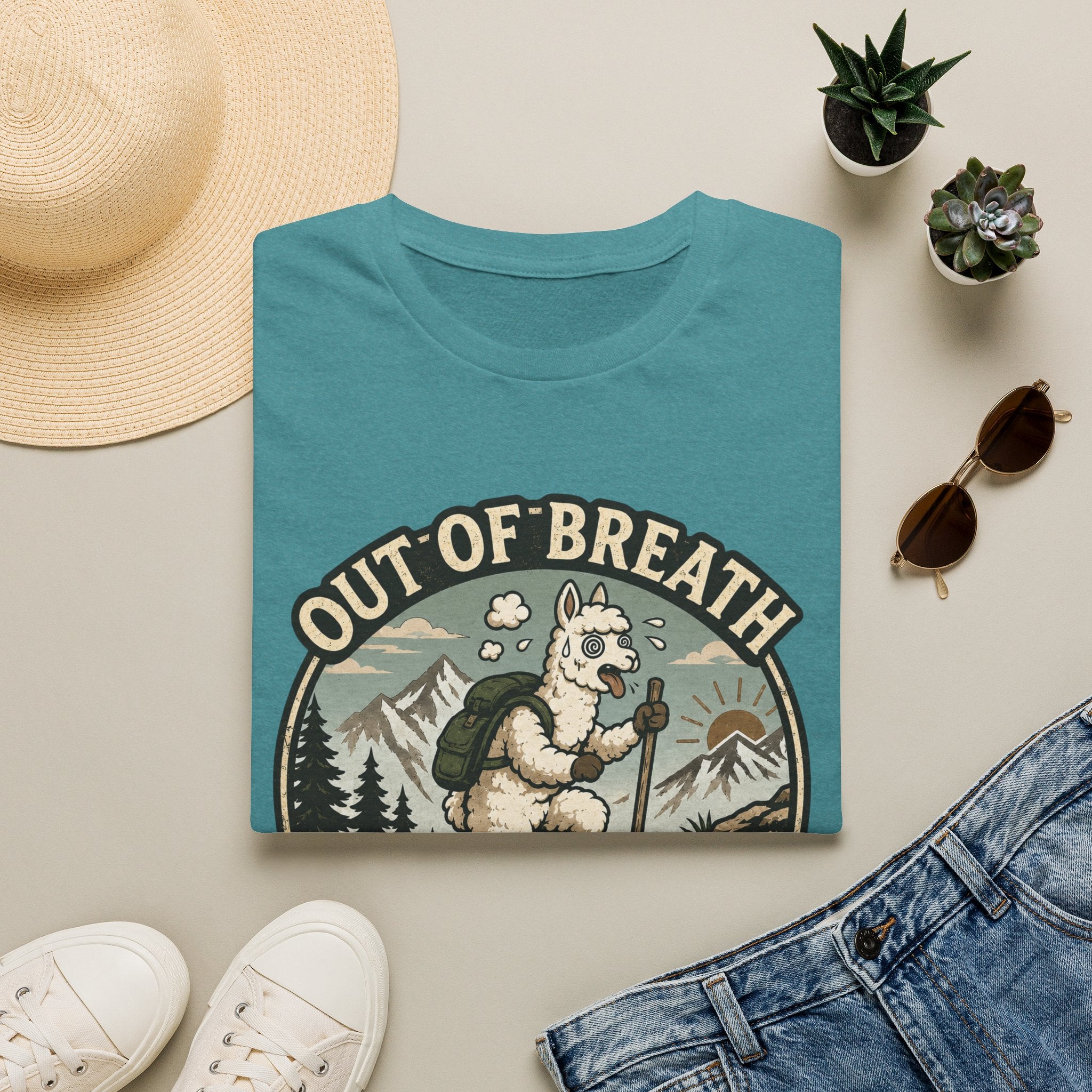 Out of Breath Hiking Club Alpaca T-Shirt