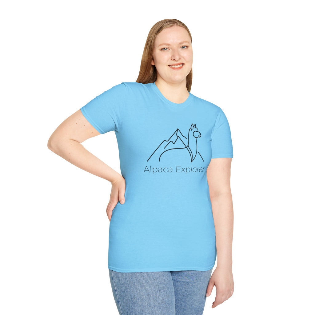 Alpaca Explorer Outline T-Shirt