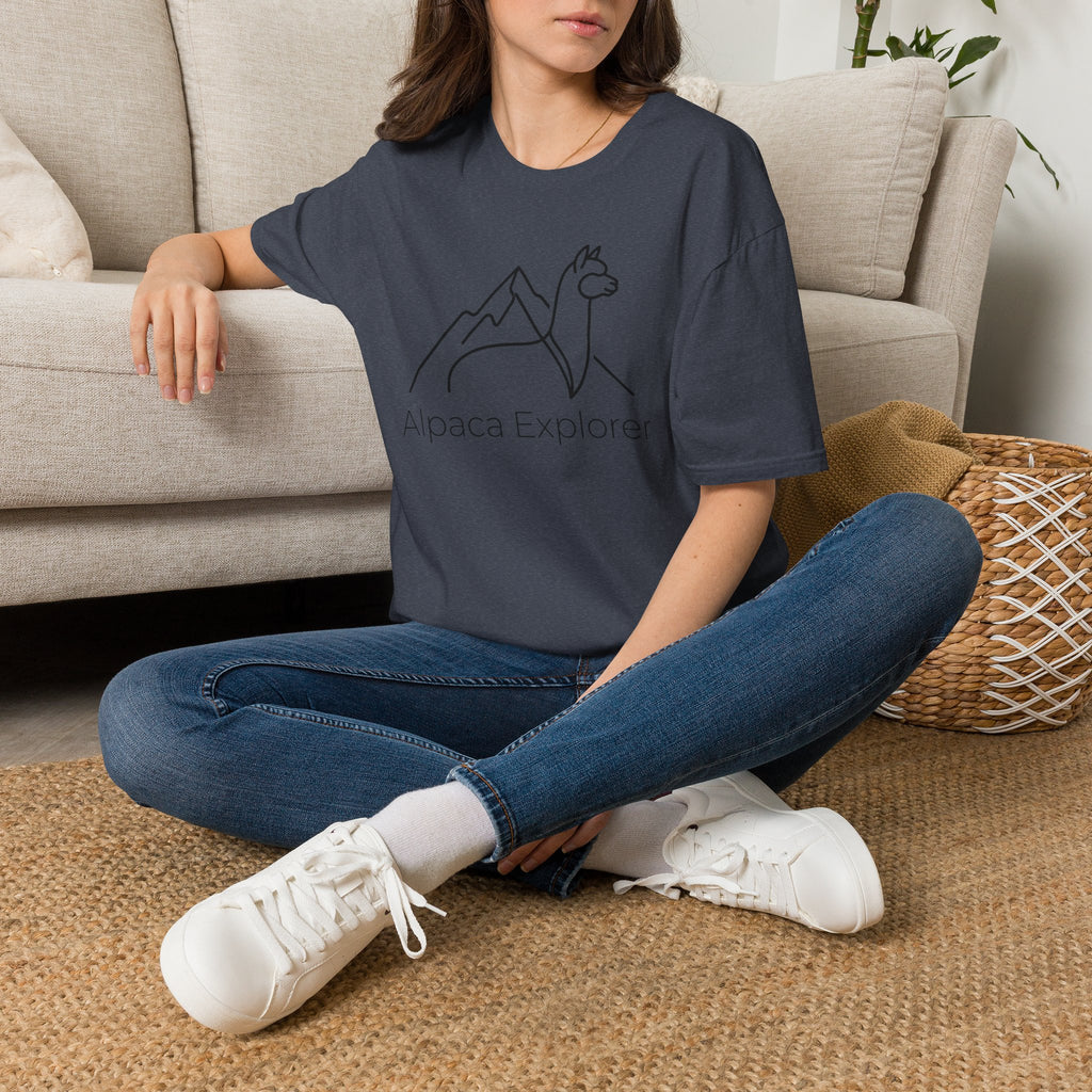 Alpaca Explorer Outline T-Shirt