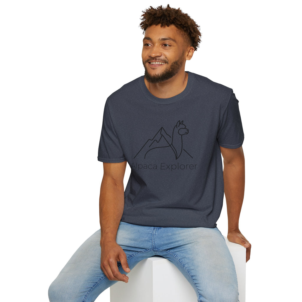 Alpaca Explorer Outline T-Shirt
