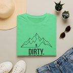 Dirty Tired Happy Outline T-Shirt