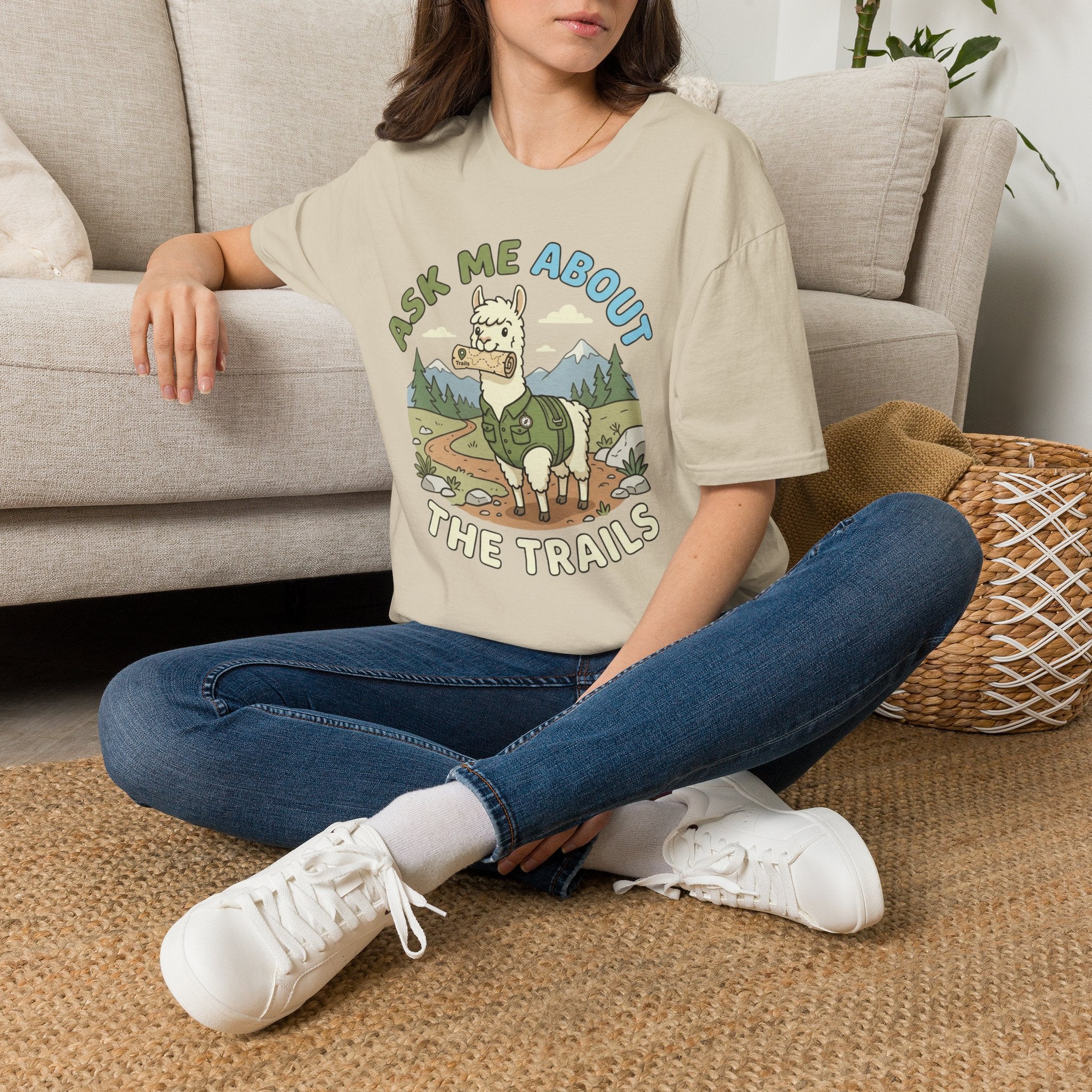 Ask Me About The Trails Alpaca T-Shirt