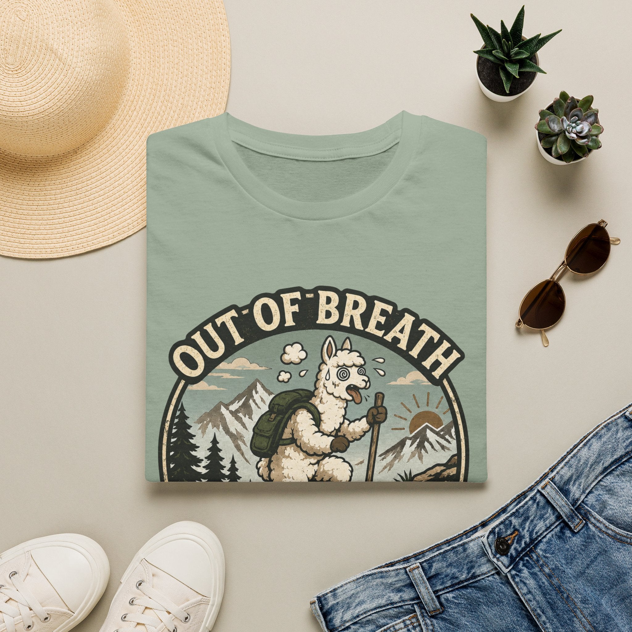 Out of Breath Hiking Club Alpaca T-Shirt