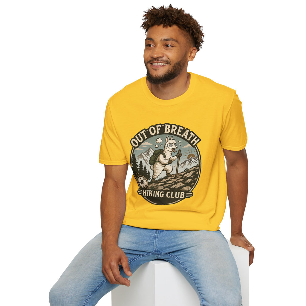 Out of Breath Hiking Club Alpaca T-Shirt