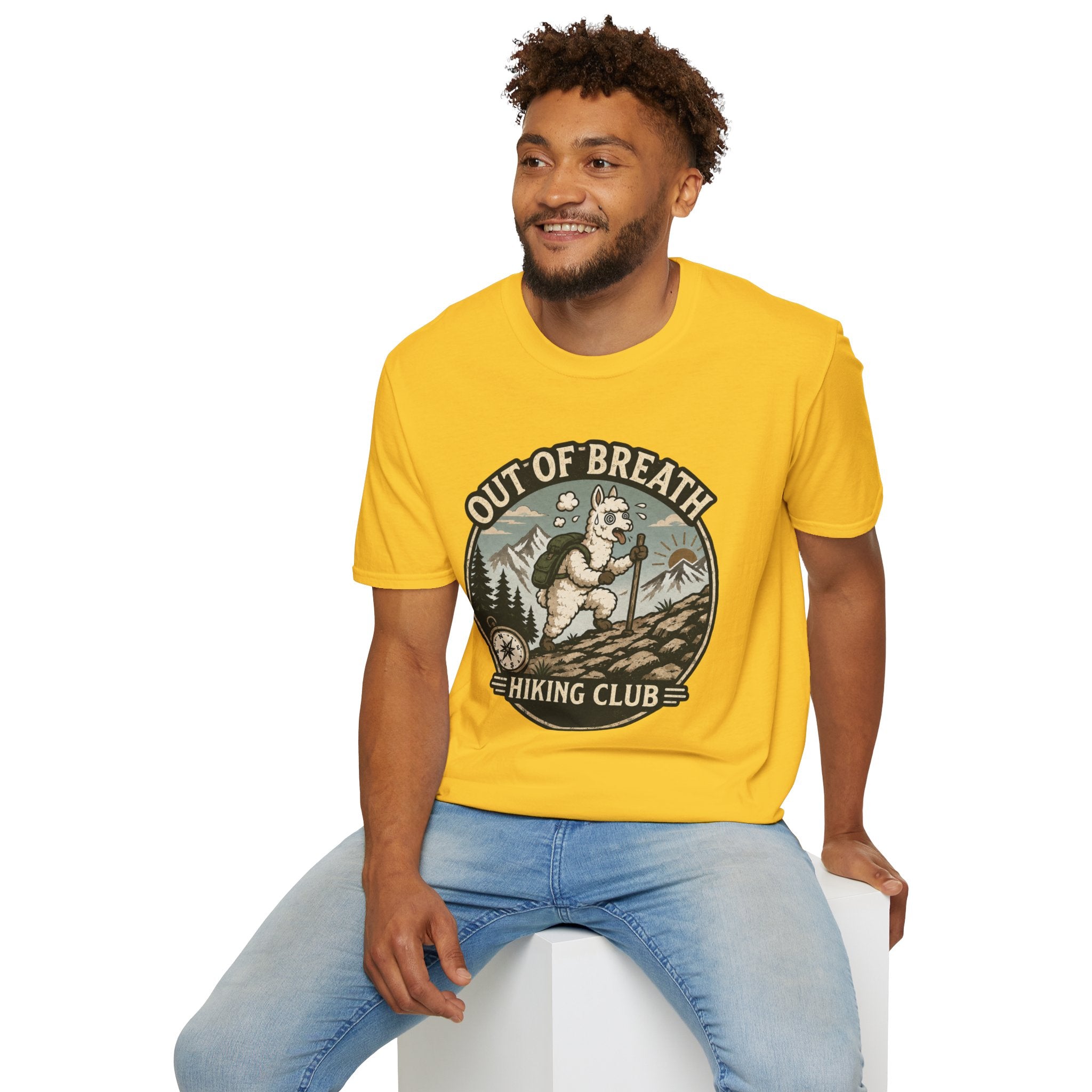 Out of Breath Hiking Club Alpaca T-Shirt