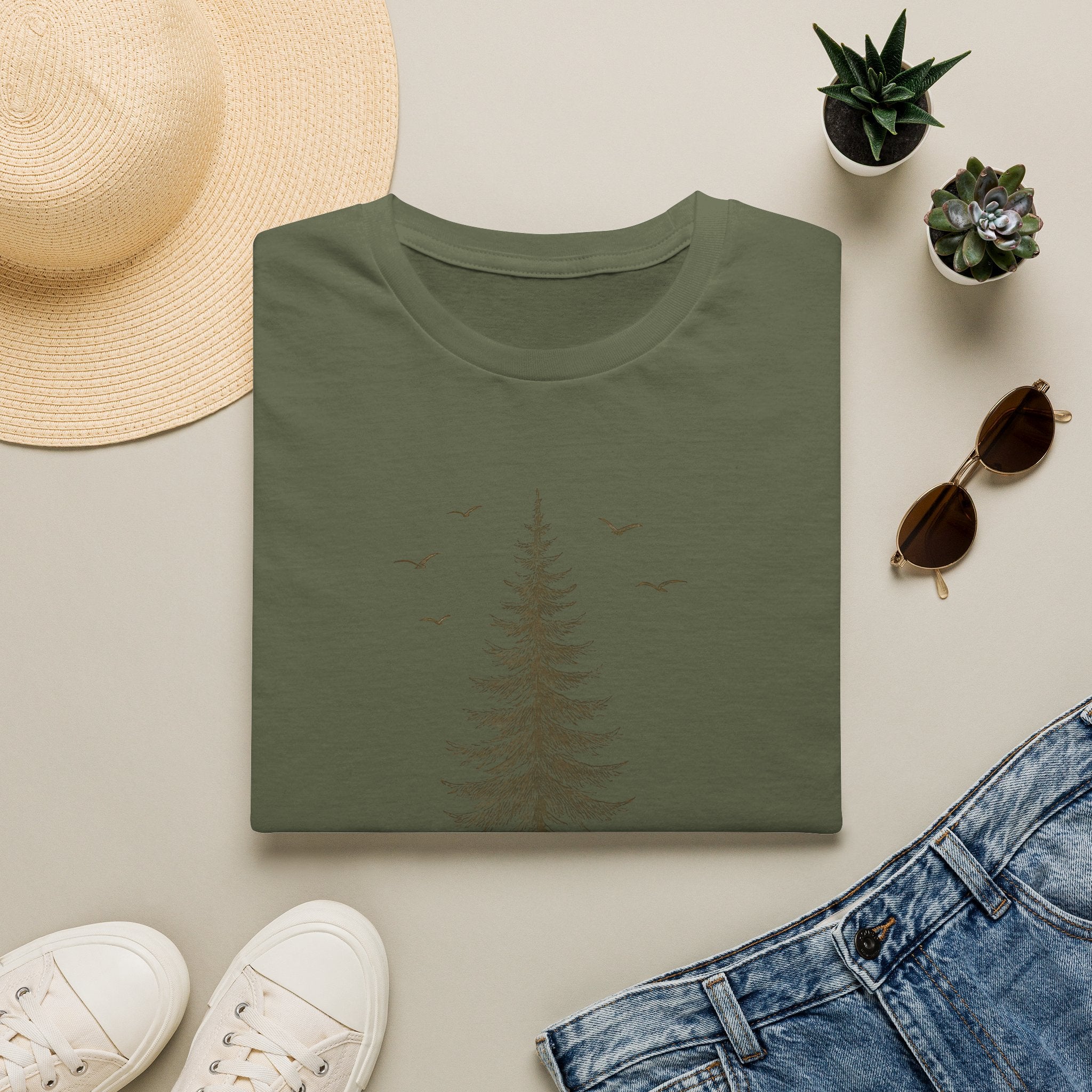 Hilltop tree silhouette T-Shirt