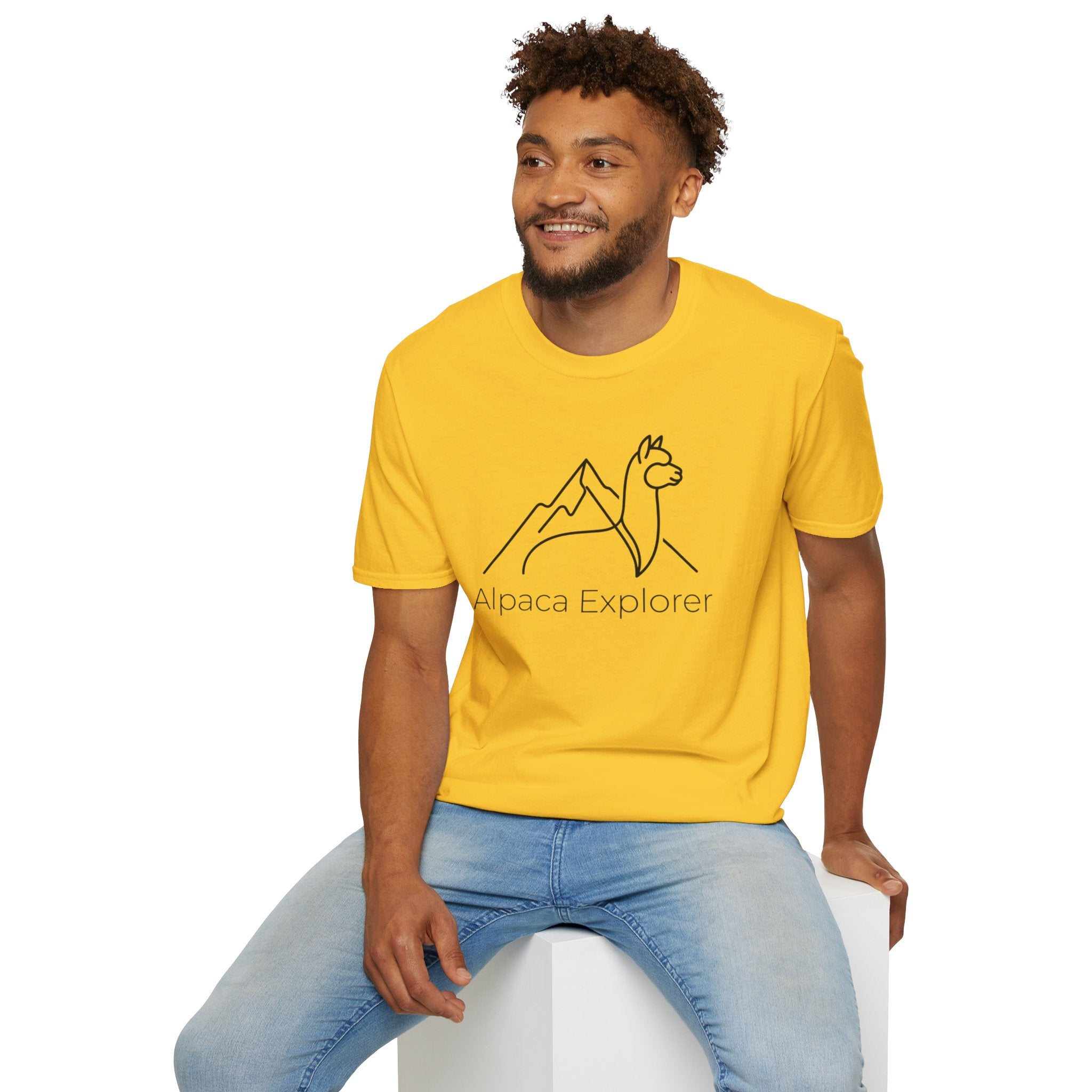 Alpaca Explorer Outline T-Shirt