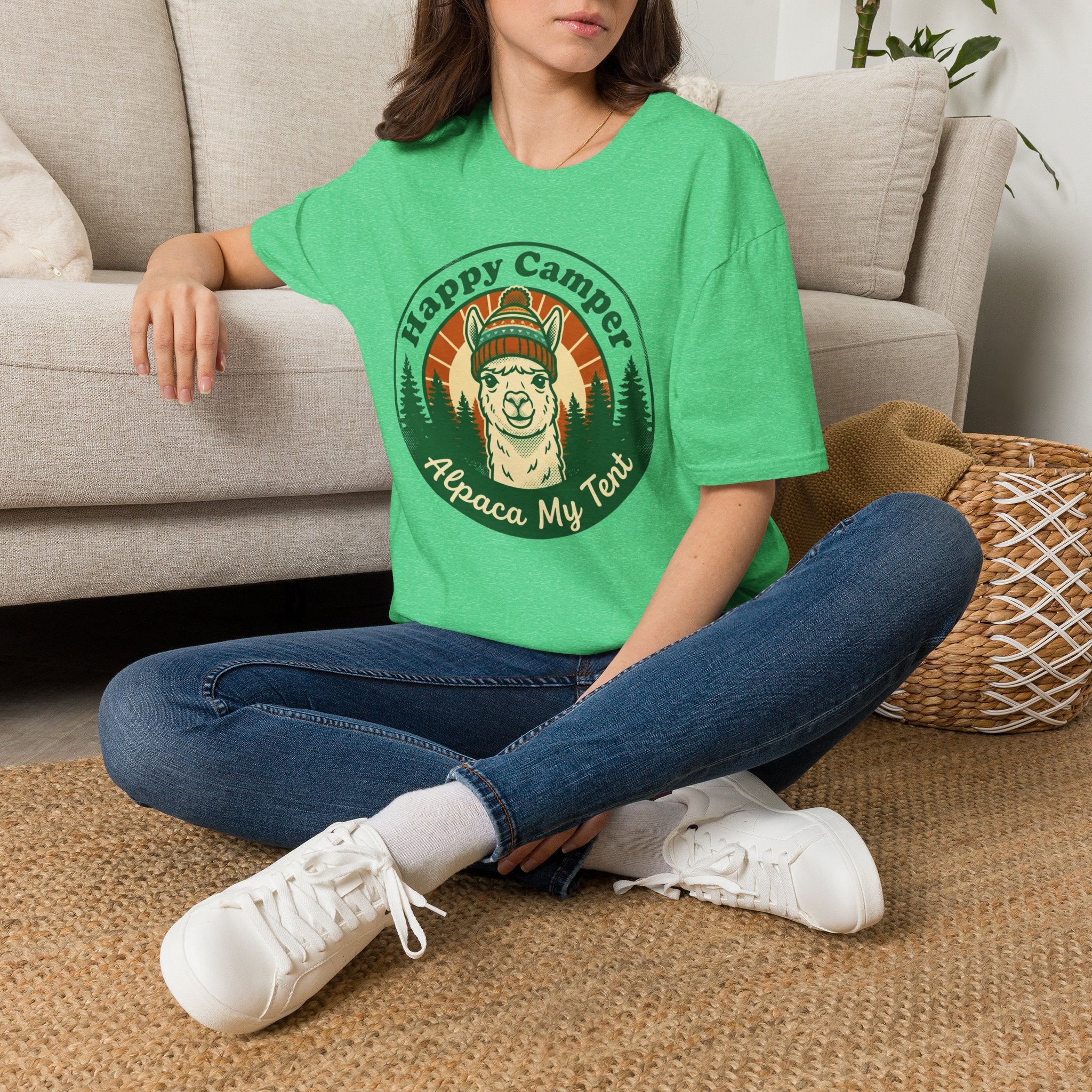 Happy Camper Alpaca T-Shirt