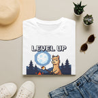 Level Up Alpaca Campfire T-Shirt