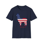 Alpaca American Flag Silhouette T-Shirt