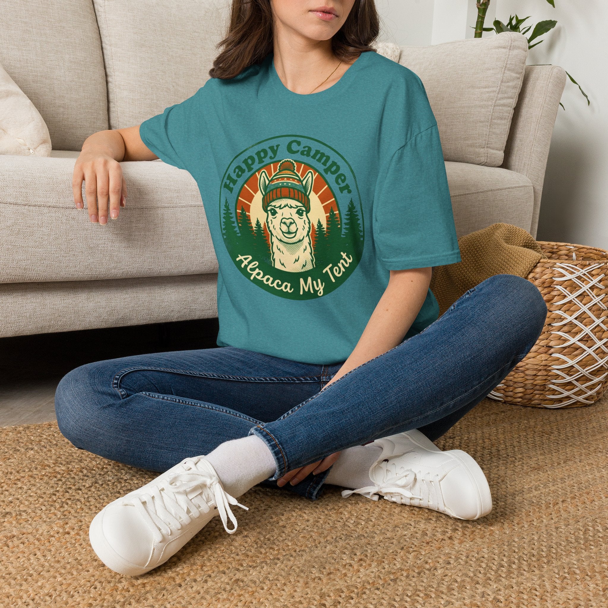 Happy Camper Alpaca T-Shirt