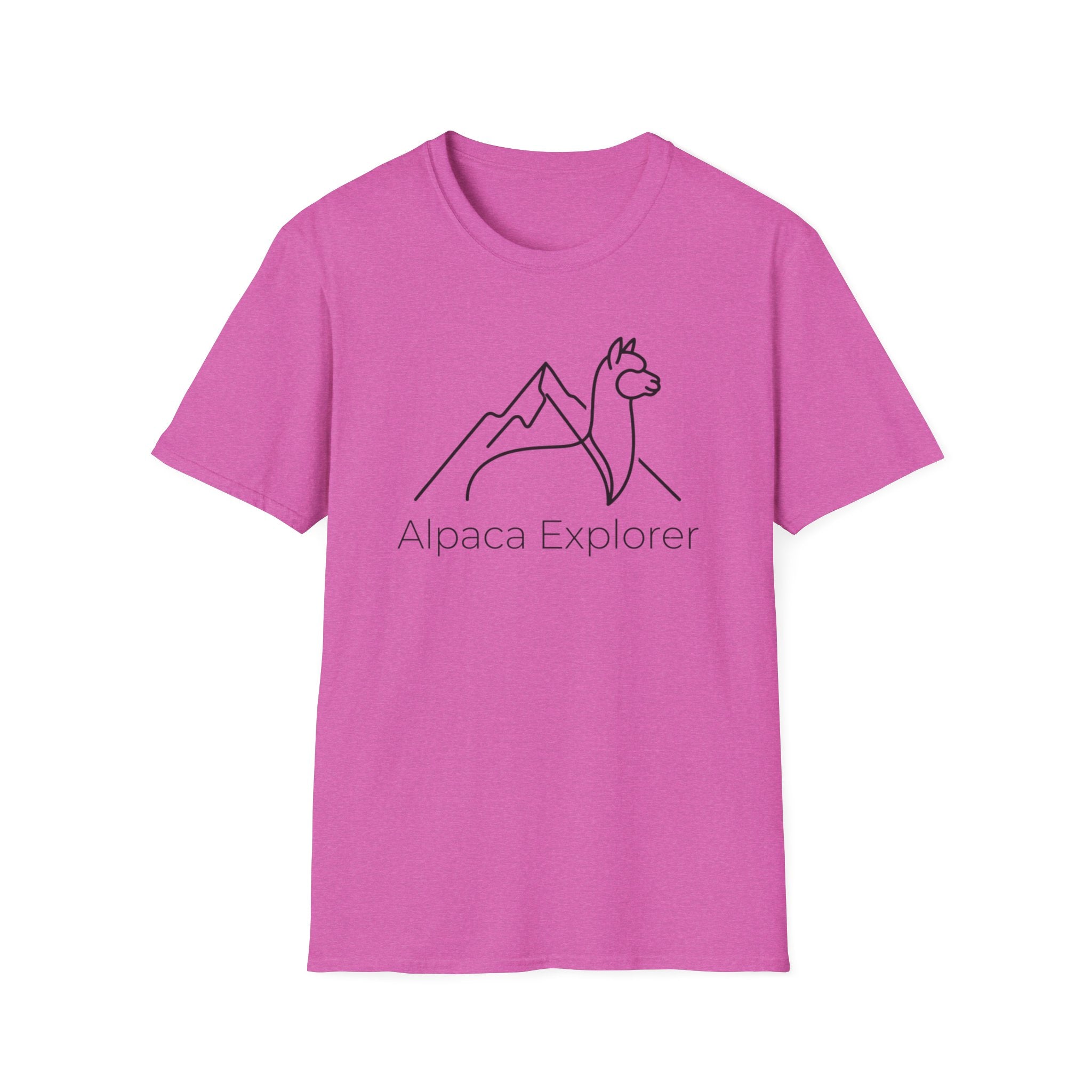 Alpaca Explorer Outline T-Shirt