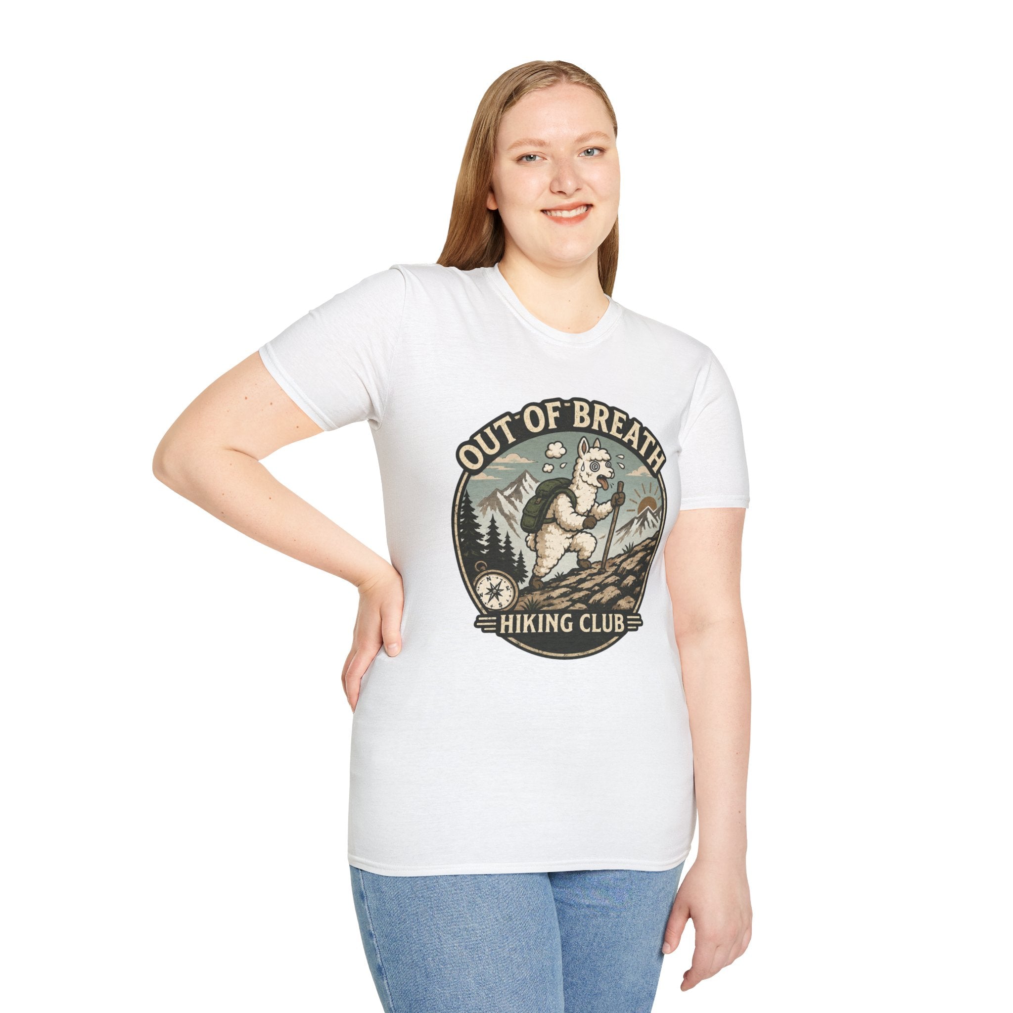 Out of Breath Hiking Club Alpaca T-Shirt