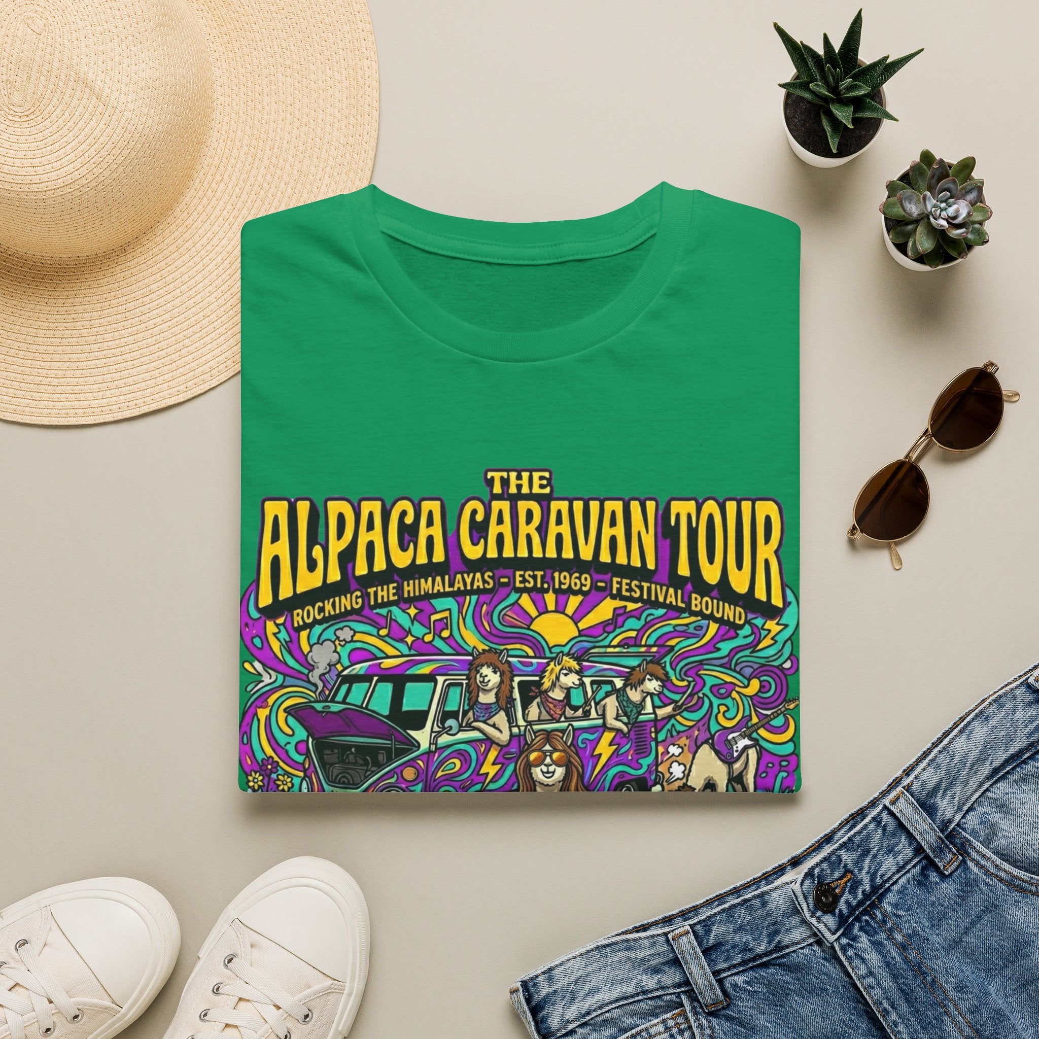 Alpaca Caravan Tour T-Shirt
