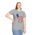 Alpaca American Flag Silhouette T-Shirt