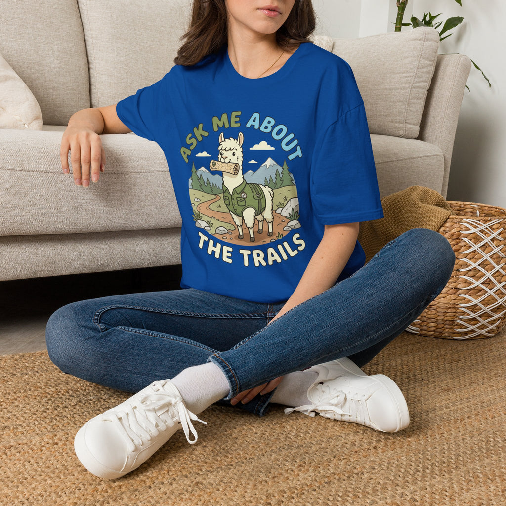 Ask Me About The Trails Alpaca T-Shirt