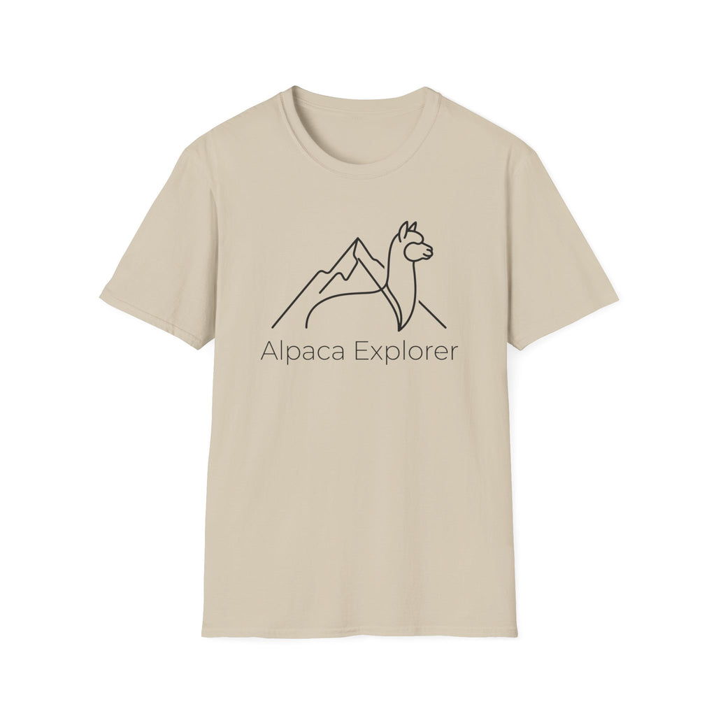 Alpaca Explorer Outline T-Shirt