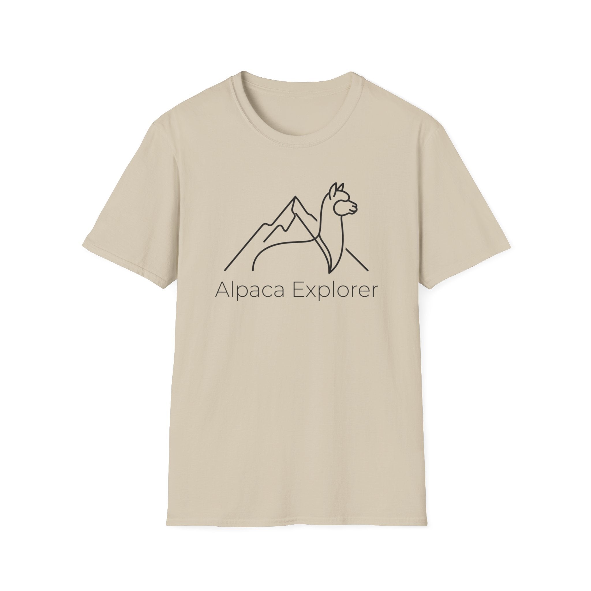 Alpaca Explorer Outline T-Shirt