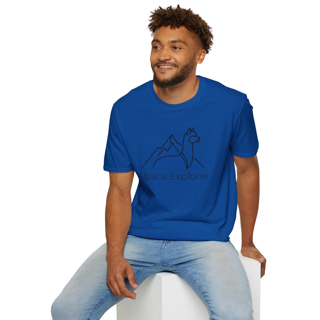 Alpaca Explorer Outline T-Shirt