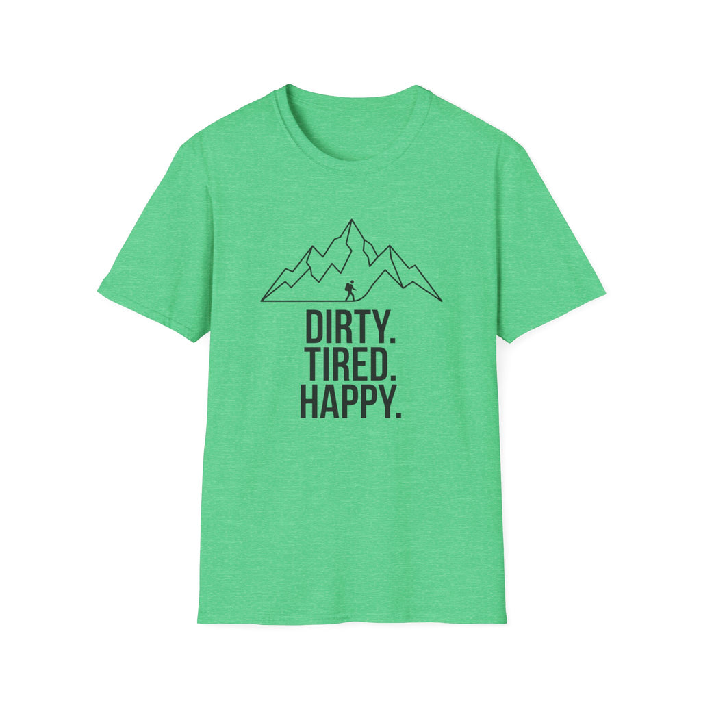 Dirty Tired Happy Outline T-Shirt
