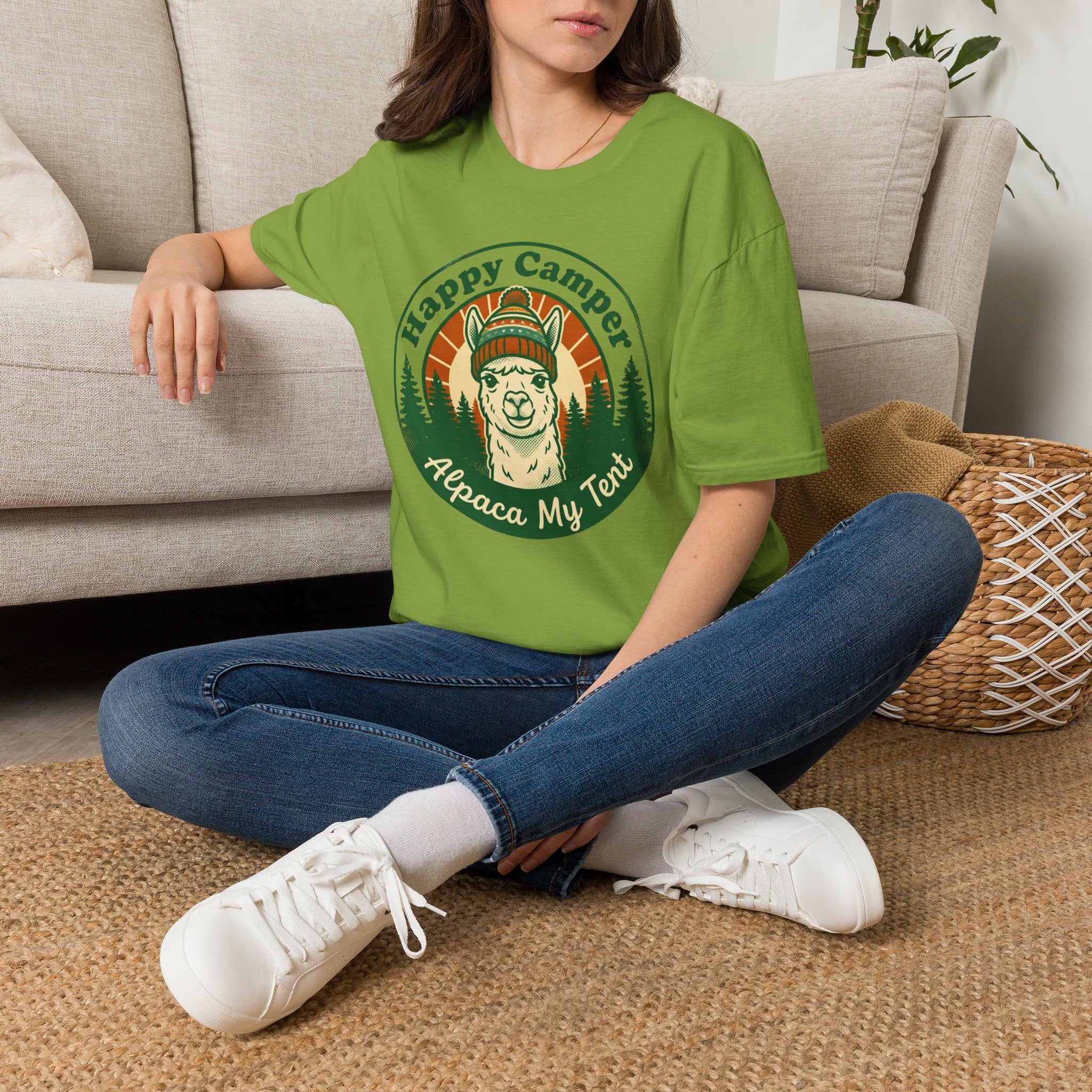 Happy Camper Alpaca T-Shirt
