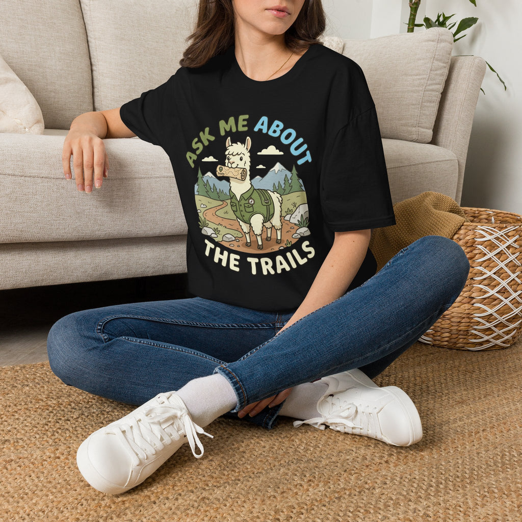 Ask Me About The Trails Alpaca T-Shirt