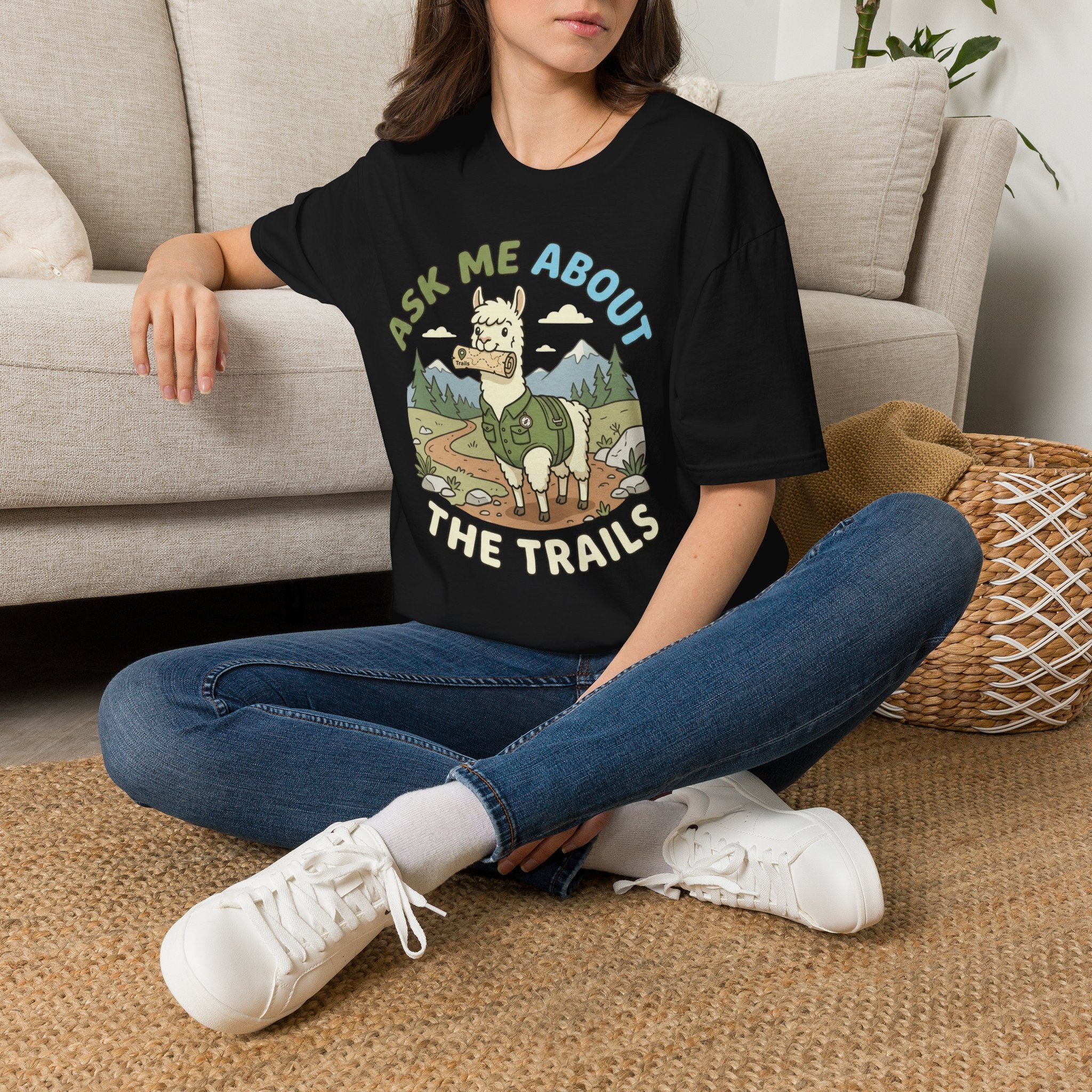 Ask Me About The Trails Alpaca T-Shirt