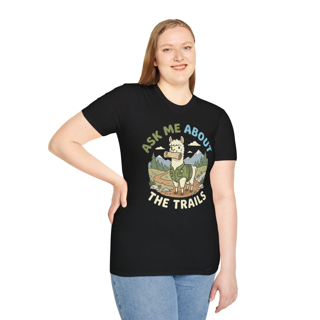 Ask Me About The Trails Alpaca T-Shirt