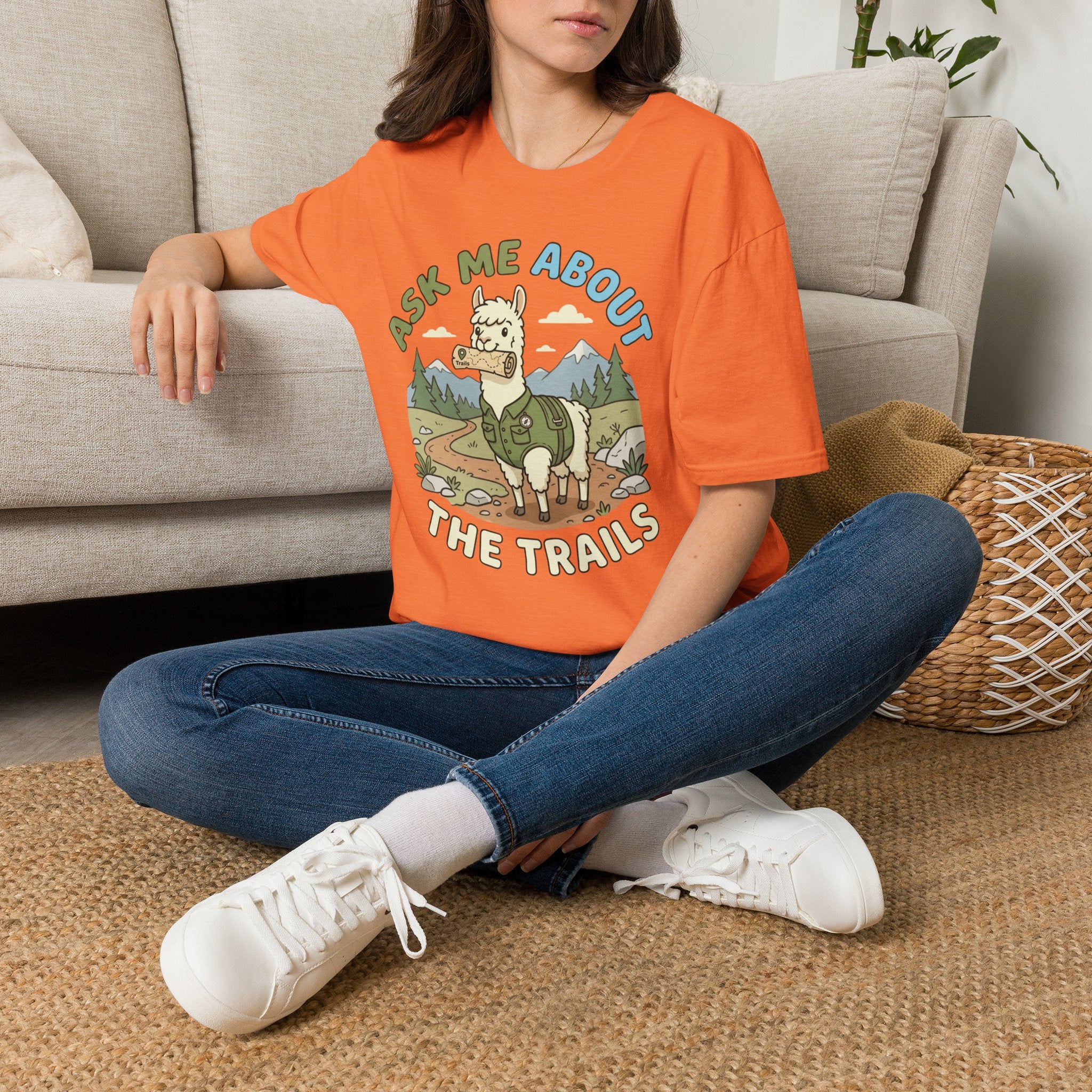 Ask Me About The Trails Alpaca T-Shirt