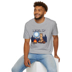Level Up Alpaca Campfire T-Shirt