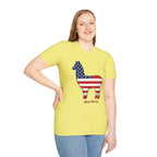 Alpaca American Flag Silhouette T-Shirt