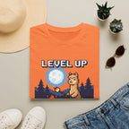 Level Up Alpaca Campfire T-Shirt