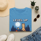 Level Up Alpaca Campfire T-Shirt