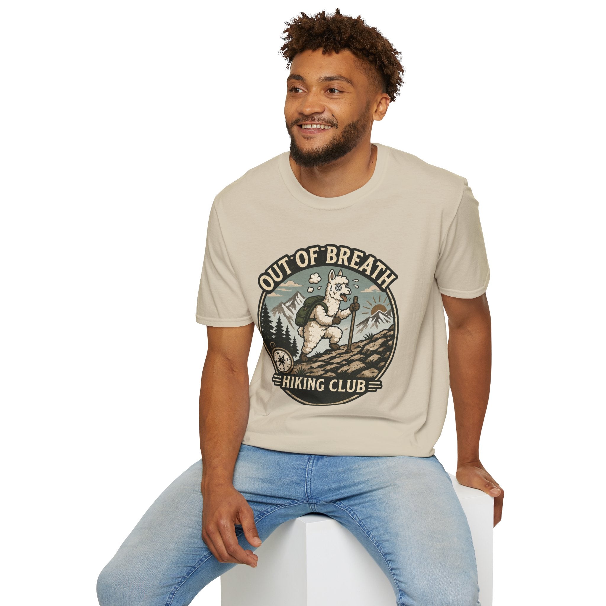 Out of Breath Hiking Club Alpaca T-Shirt
