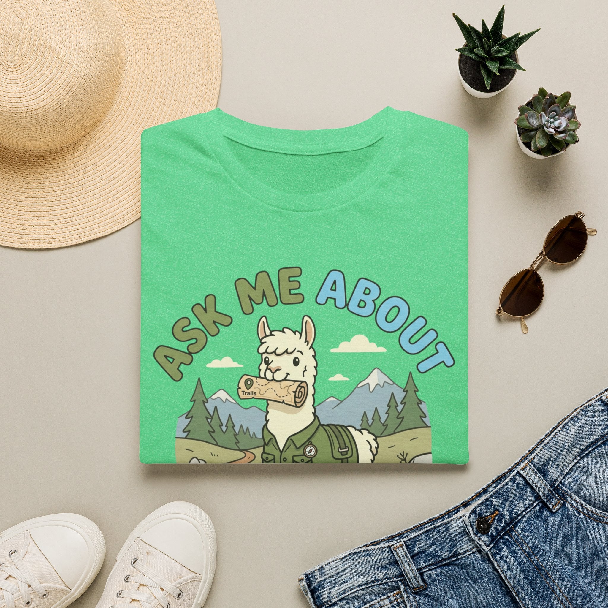 Ask Me About The Trails Alpaca T-Shirt