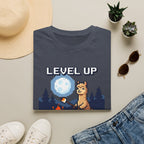 Level Up Alpaca Campfire T-Shirt