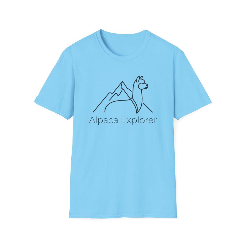 Alpaca Explorer Outline T-Shirt
