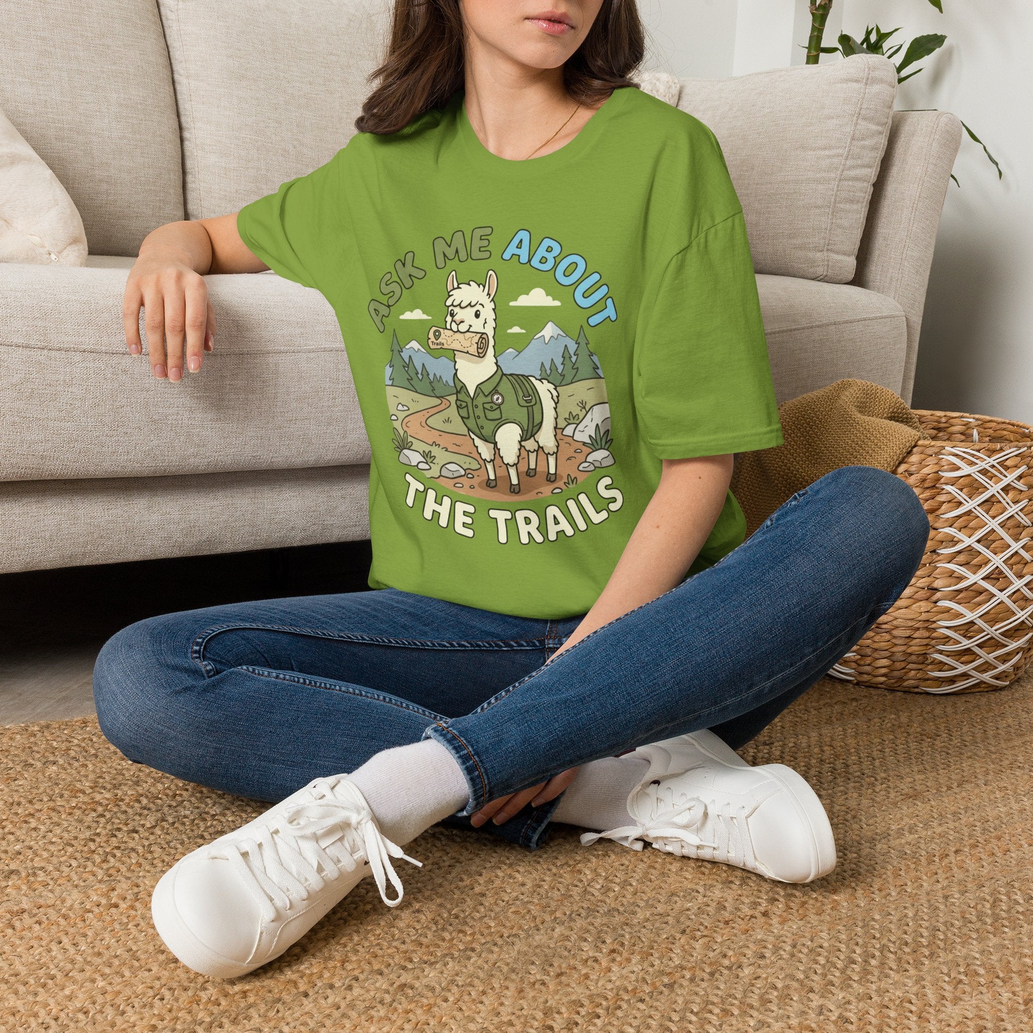 Ask Me About The Trails Alpaca T-Shirt