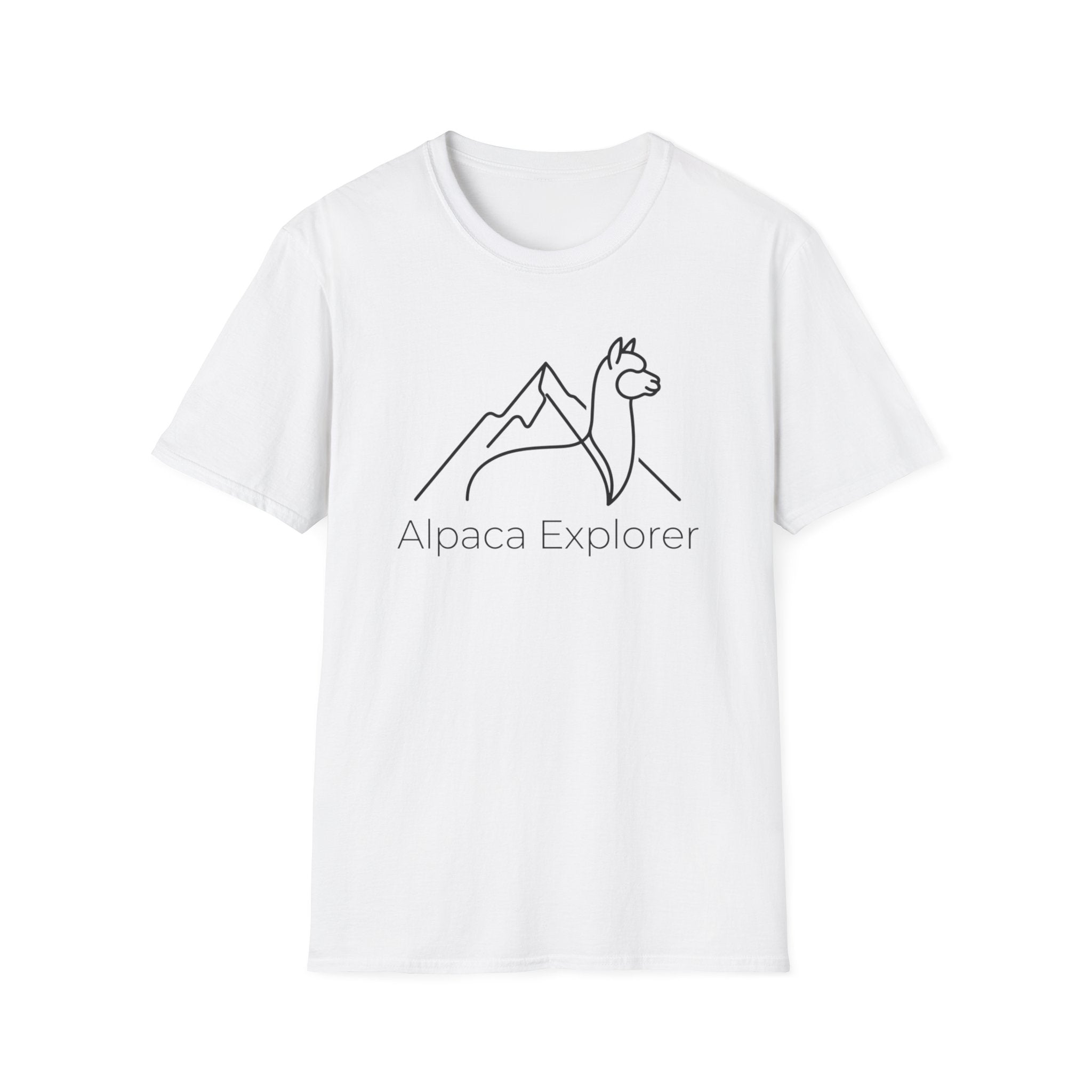 Alpaca Explorer Outline T-Shirt