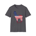 Alpaca American Flag Silhouette T-Shirt