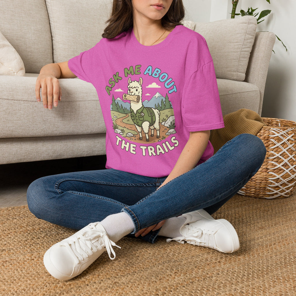 Ask Me About The Trails Alpaca T-Shirt