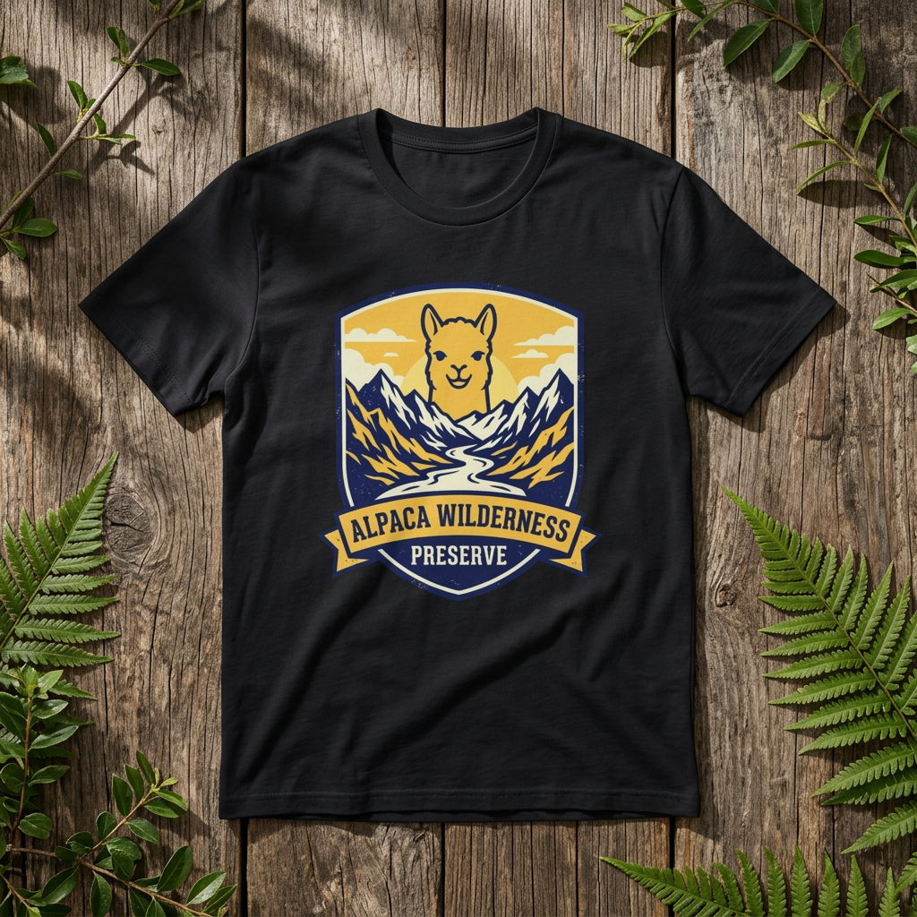 Alpaca Wilderness Preserve T-Shirt