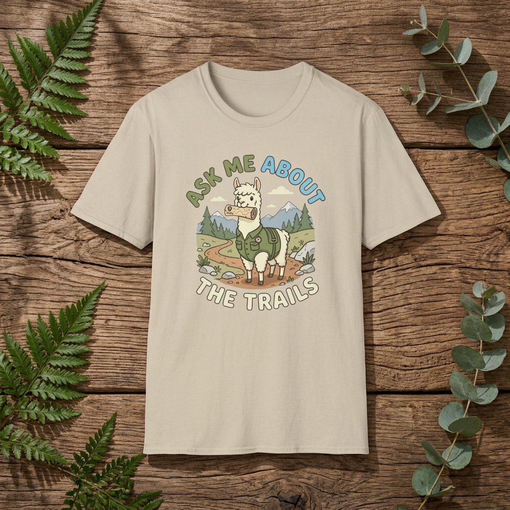 Ask Me About The Trails Alpaca T-Shirt